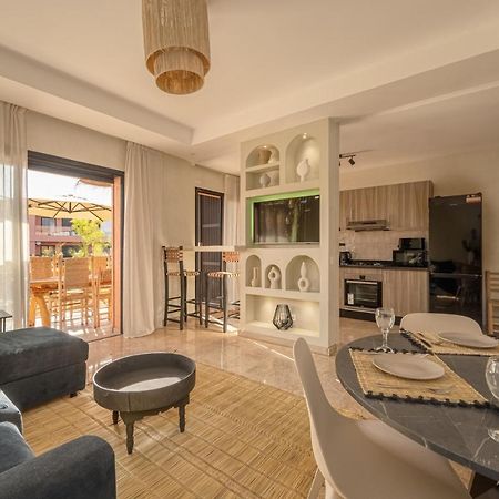 LDM Luxe appartement met zwembad in Marrakech Marrakesh Buitenkant foto