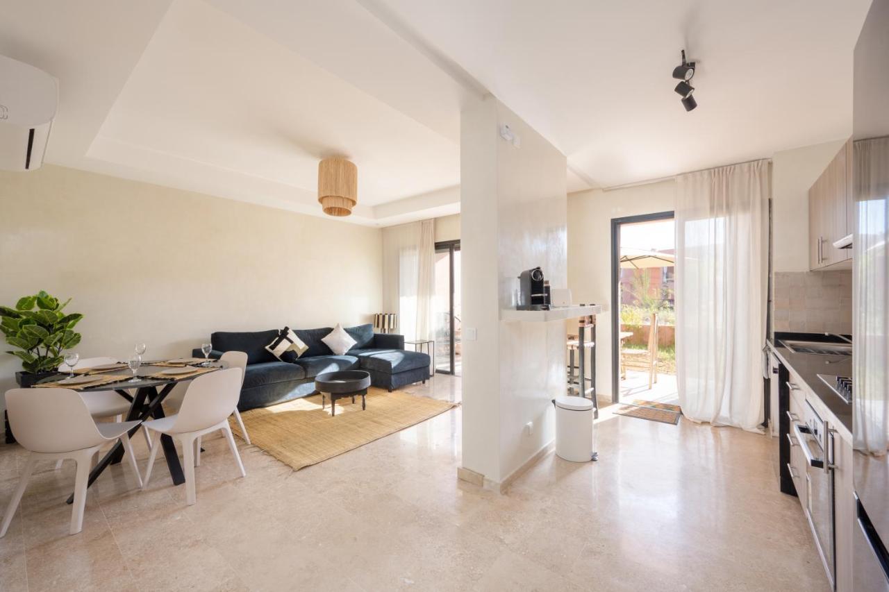 LDM Luxe appartement met zwembad in Marrakech Marrakesh Buitenkant foto