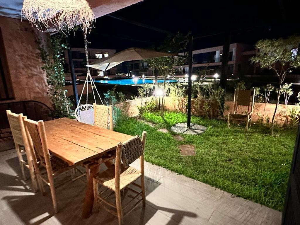 LDM Luxe appartement met zwembad in Marrakech Marrakesh Buitenkant foto