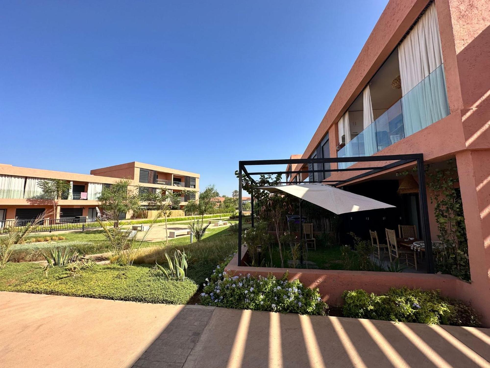 LDM Luxe appartement met zwembad in Marrakech Marrakesh Buitenkant foto