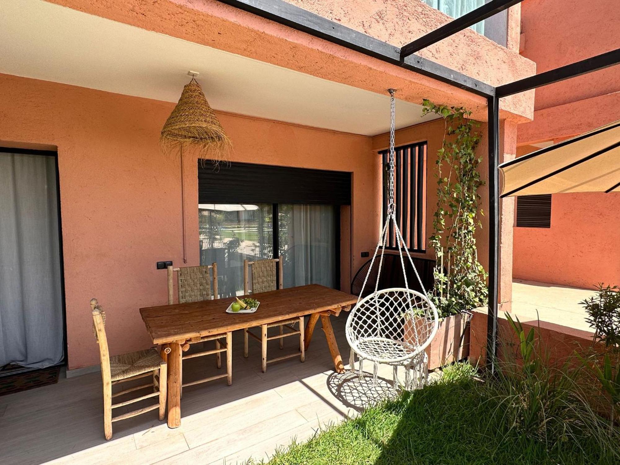 LDM Luxe appartement met zwembad in Marrakech Marrakesh Buitenkant foto